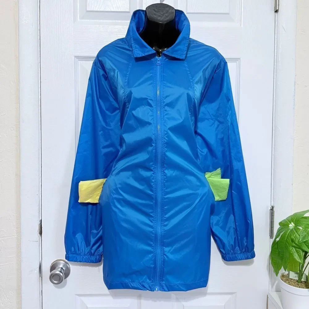 Woman Within Women’s Raincoat in Blue Size 22/24